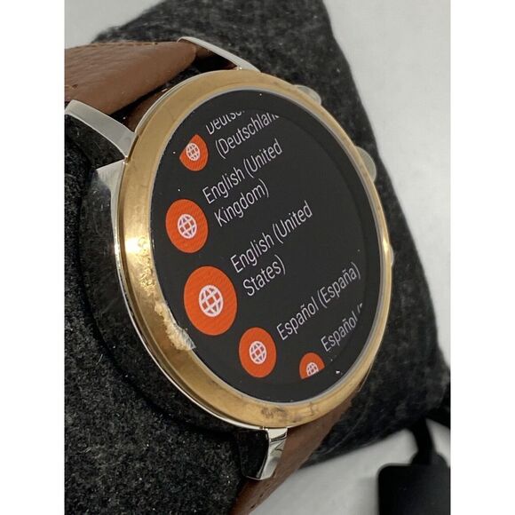 Fossil Gen 4 Authentic Digital Dial Smart Watch Custom Band FTW6016 LT342 - Picture 5 of 12